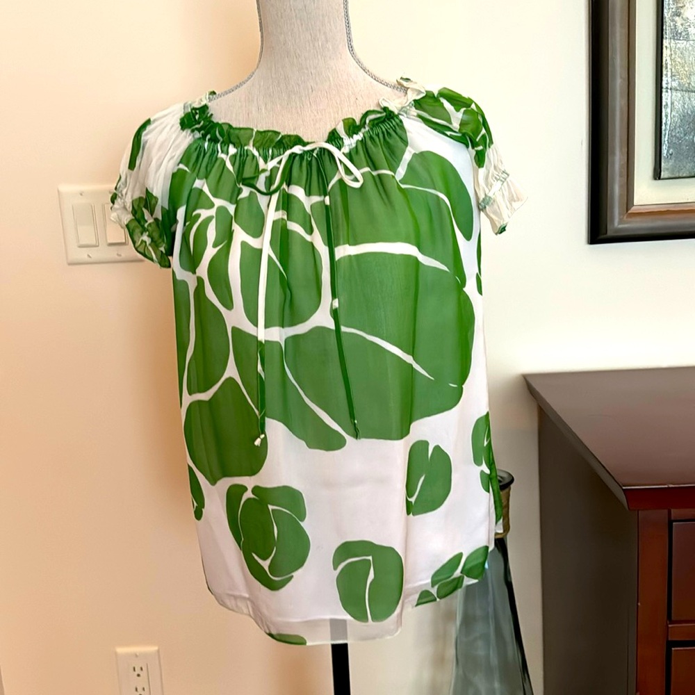 MILLY Silk Blouse, women’s size 2